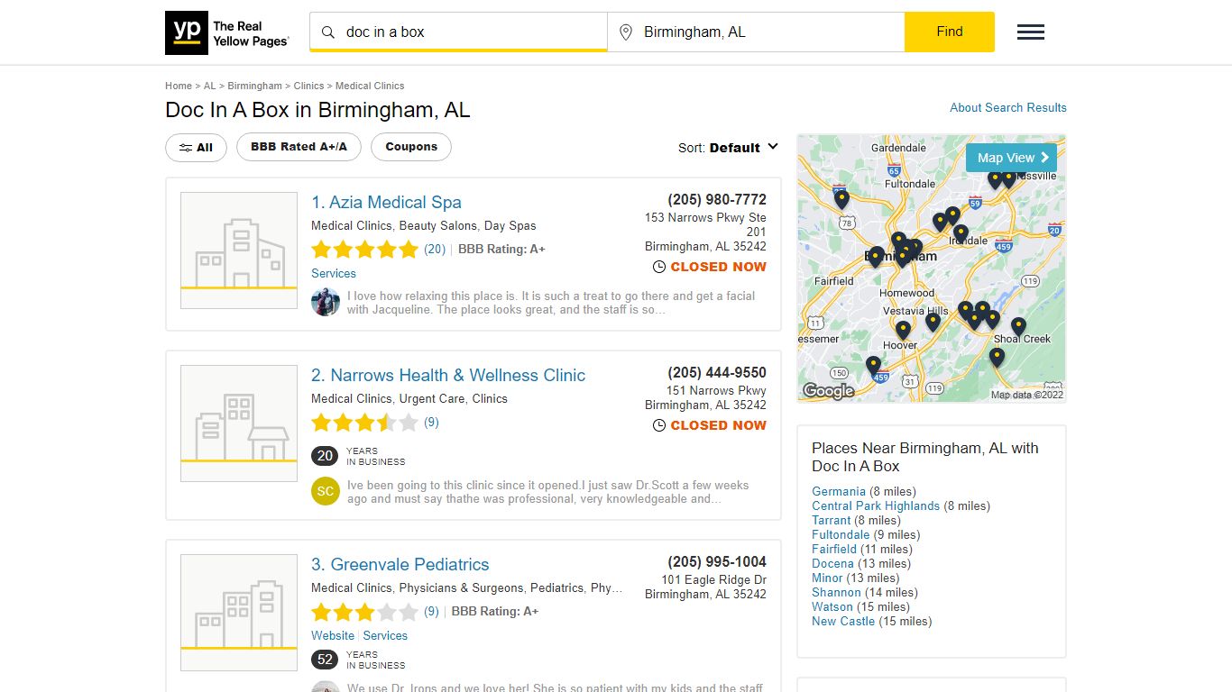 Doc In A Box in Birmingham, AL with Reviews - YP.com - Yellow Pages